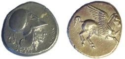 Corinthian type Apolloniate Stater